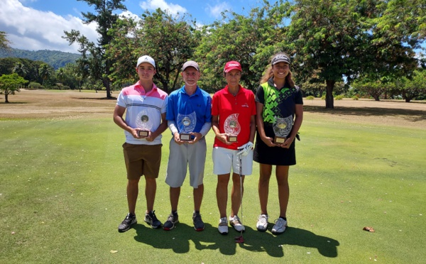 Golf : Michel Cunéo s'offre le titre de champion de Polynésie, Rarau Taerea-Pani signe un doublé