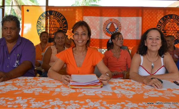 Municipales : Nicole Sanquer va au contact à Mahina