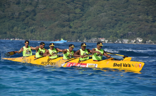 Shell Va'a une nouvelle fois intouchable au Marathon Polynésie la 1ère