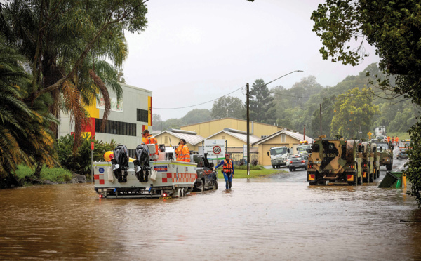 L'est de l'Australie à nouveau frappé par des inondations