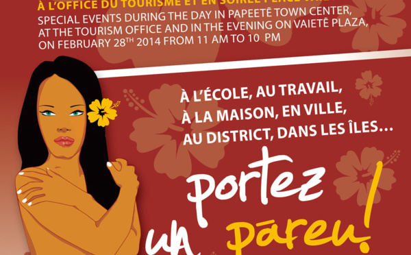 Mahana Pae vendredi 28 février sur le thème 'A pāreu mai na ! – La journée du pāreu