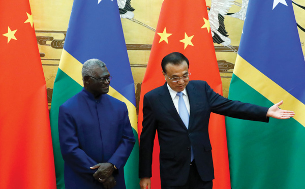 Les Salomon défendent la signature du pacte de sécurité avec la Chine