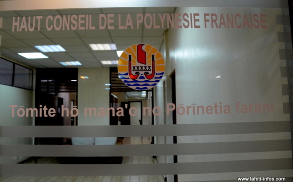Une nouvelle délibération pour assurer l'existence du Haut Conseil de Polynésie