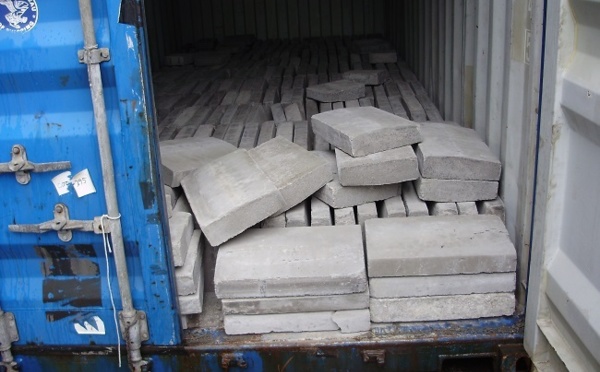 Fraude en provenance de Chine : des blocs de ciment au lieu de la paraffine