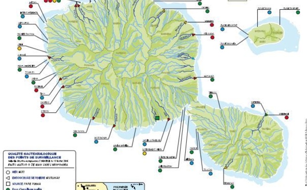 Eaux de baignade : légère amélioration sur Tahiti