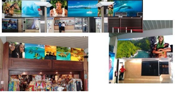 Grand angle sur l'aéroport de Tahiti-Faa'a