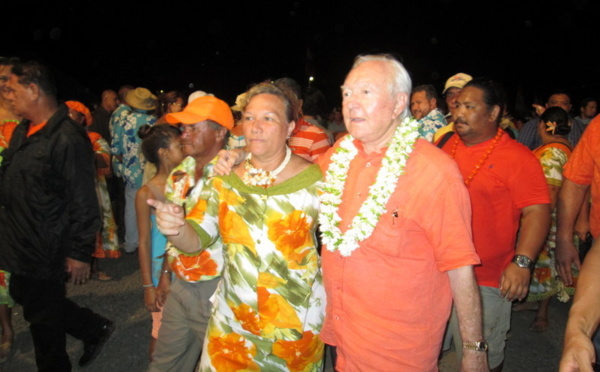 Elections à Fa'a'a : Gaston Flosse au motu Ovini