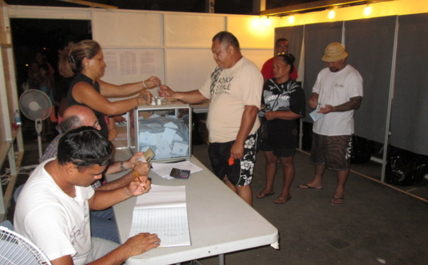 Elections à Fa'a'a : 64,22 de taux de participation à 20h