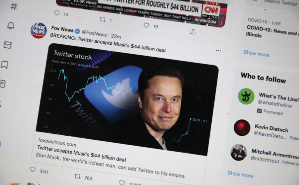 Elon Musk sème le doute sur son rachat de Twitter, souhaitant des détails sur le nombre de faux comptes