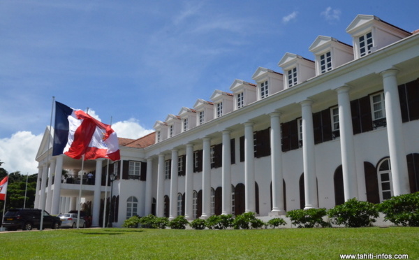 Edouard Fritch, de retour à la maison à Pirae