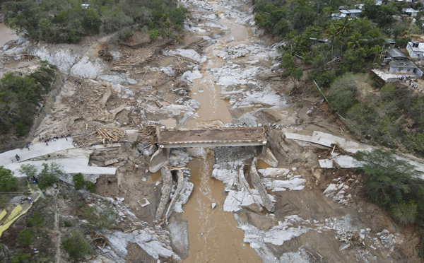 ​L'ouragan Agatha fait 11 morts, une vingtaine de disparus dans le sud du Mexique