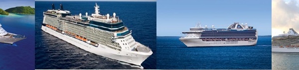 Escale de 4 paquebots à Papeete ce week-end de Pâques