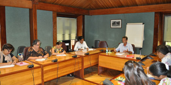 Formation des membres du CESC sur les domaines de la loi dans les compétences du Pays