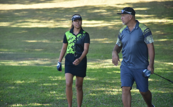 Jeu de dames sur les greens de Saipan
