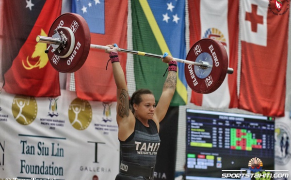 L'haltérophilie fait le plein de médailles à Saipan