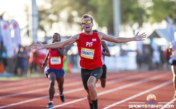 Benjamin Zorgnotti et Tumatai Dauphin débloquent le compteur d'or à l'athlétisme