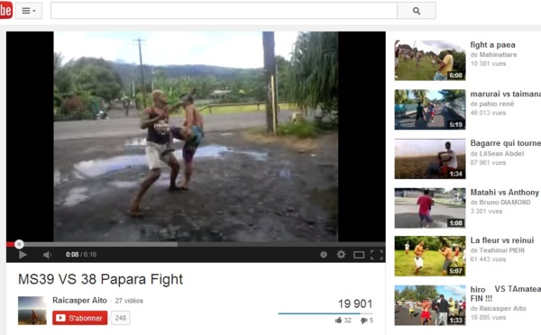 Fights sur YouTube : des centaines de milliers de vues pour les combats de rue