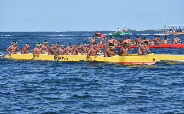 Les cadors à la fête au Heiva va'a mata'eina'a