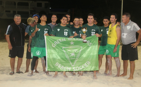 Les Green Warriors remportent le Beach Soccer Fun