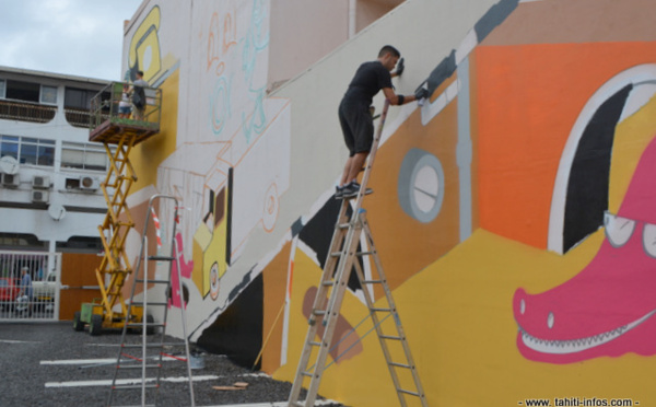 Le festival Ono'u s'attaque aux murs de la ville