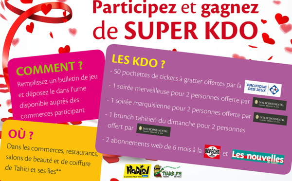 Grand jeu de la fête des mères : objectif, animer les centres commerciaux de Tahiti et ses îles