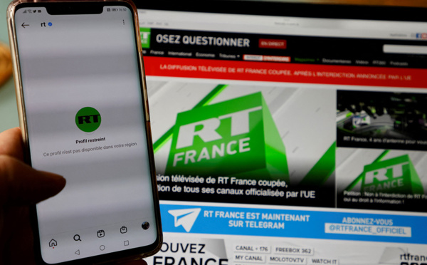 Moscou promet de riposter à la suspension de RT France, confirmée par la justice européenne