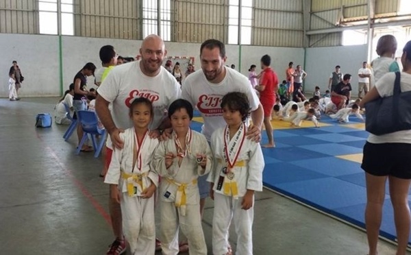 Compétition super silo pour les jeunes judokas