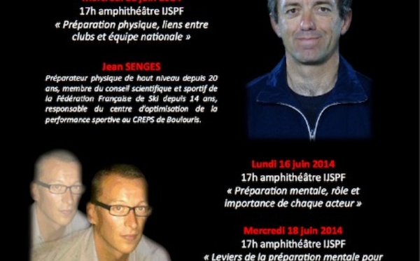 Conférence publique sur la  "Préparation physique, relations entre clubs et équipe nationale" par Jean SENGES ce mercredi 11 juin