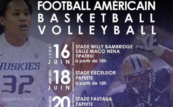 Stage sportif gratuit avec « les Huskies » de Washington