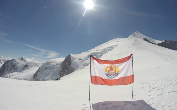 Un Tahitien au sommet du Mont Blanc