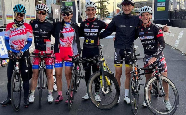 Les cyclistes tahitiens 14e en Australie