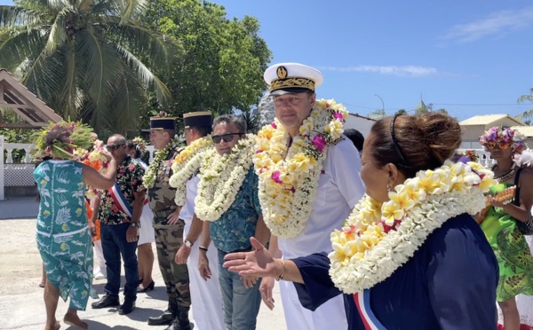 Le nouvel administrateur accueilli à Hao