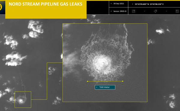Le gaz a cessé de s'échapper de Nord Stream 1, mais pas de Nord Stream 2, selon la Suède