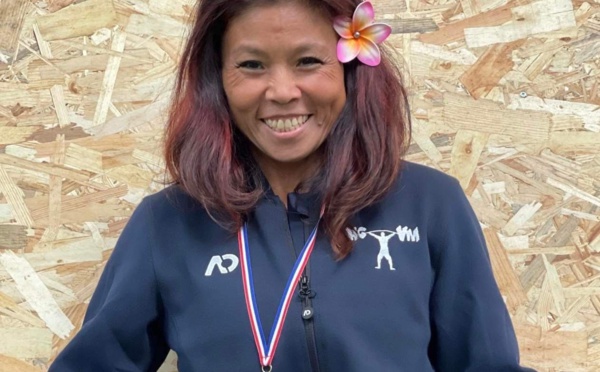L'haltérophile, Claudine Yu Hing, bat deux records de France
