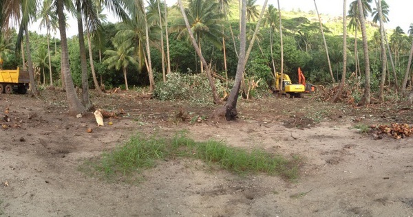 Collège de Bora Bora : les travaux de terrassement ont commencé