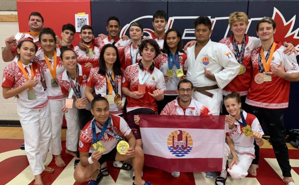 Pluie de médailles au Canada pour les judokas tahitiens