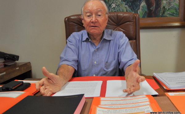 Le président sénateur Gaston Flosse en garde à vue (màj)