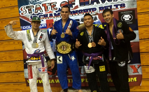 Jiu Jitsu Brésilien : Hoanui Vanaa remporte la ‘Hawaiian Triple Crown’ !
