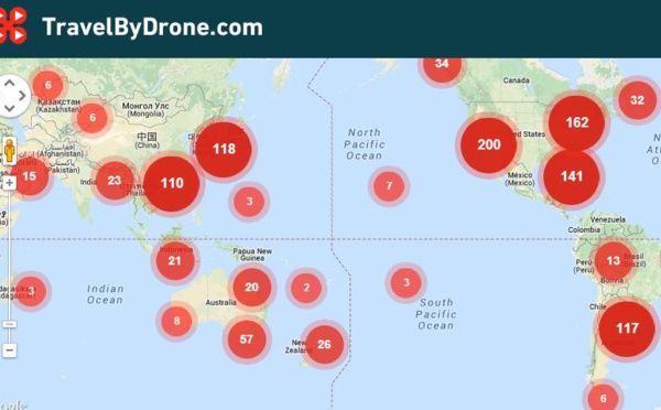 Voyager dans le monde et en Polynésie par drone