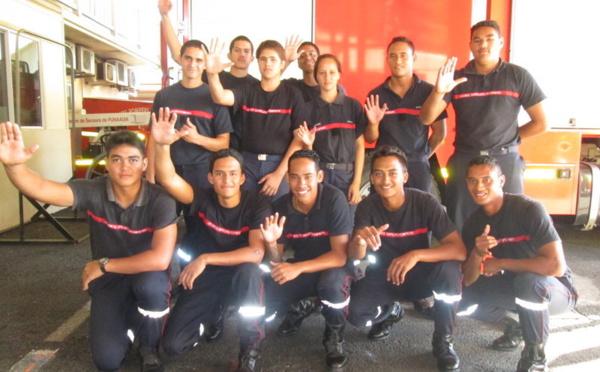 Formation à Puna’auia : le tout premier examen du Brevet national de Jeune Sapeur-Pompier