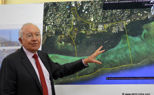 Le Pays va dépenser 7 à 8 milliards Fcfp pour préparer le terrain du Mahana Beach