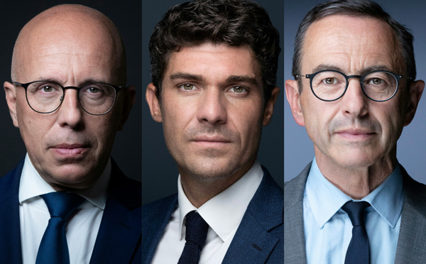 Présidence de LR: les trois candidats sur le gril pour un unique débat télévisé