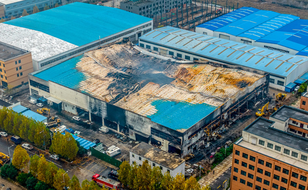 Chine: 38 morts dans l'incendie d'une usine dans le centre du pays