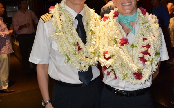 Air Tahiti Nui a promu deux nouveaux commandants de bord