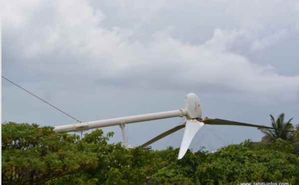 Nouvelle perfusion financière pour le "champ d'éoliennes" de Makemo