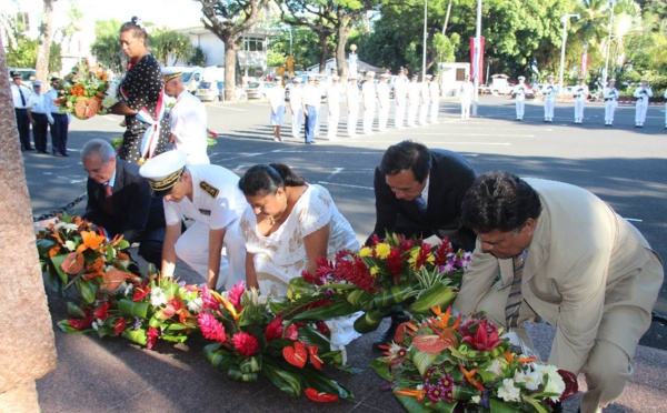 Commémoration du 74ème anniversaire du ralliement de la Polynésie française à la France libre