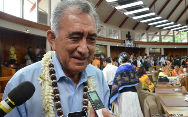 Pour Oscar Temaru, "c’est au pied du mur que l’on reconnait le maçon"