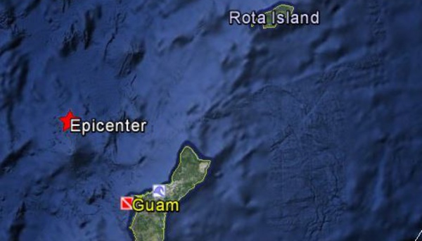 Séisme de magnitude 6,7 au Nord de Guam