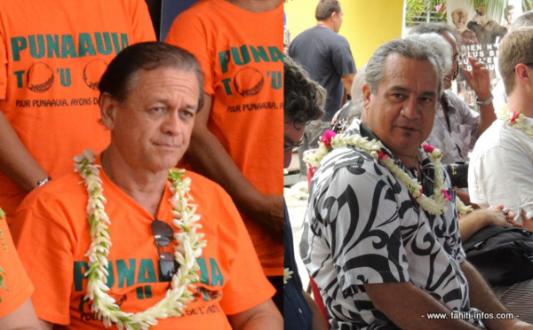 Deux ministres du gouvernement Fritch frappés "d'incompatibilité"