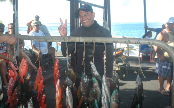 Chasse sous marine : Championnat de Polynésie 2014 en individuel – Tepou NEHEMIA indétrônable